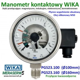PGS23.100 silikon M50 WIKA